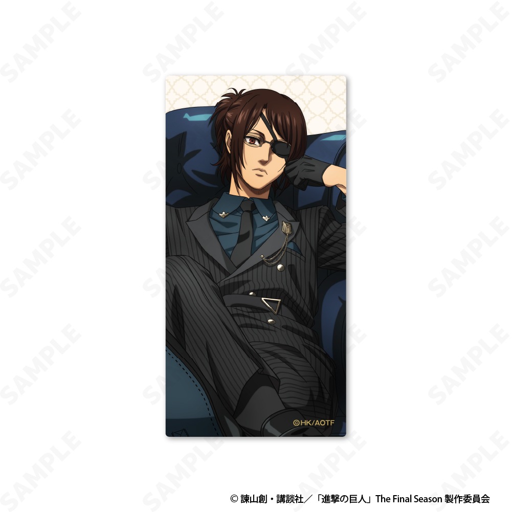 予約販売】進撃の巨人 クリアファイル＆ステッカーセット 3.ハンジ