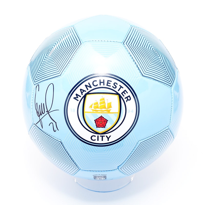 直筆サイン入り写真 ファビアン・デルフ マンチェスター・シティFC SA