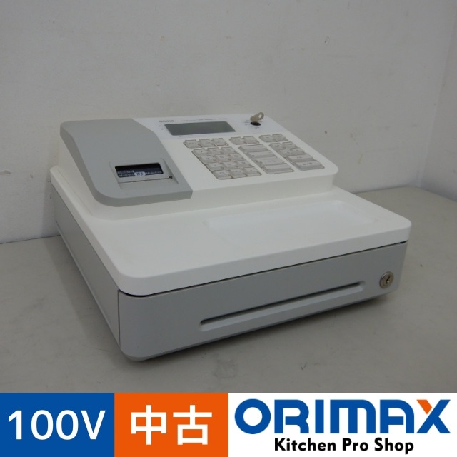 中古】 A06245 電子レジスター バリューモデル 4部門 カシオ SE-G2-WE
