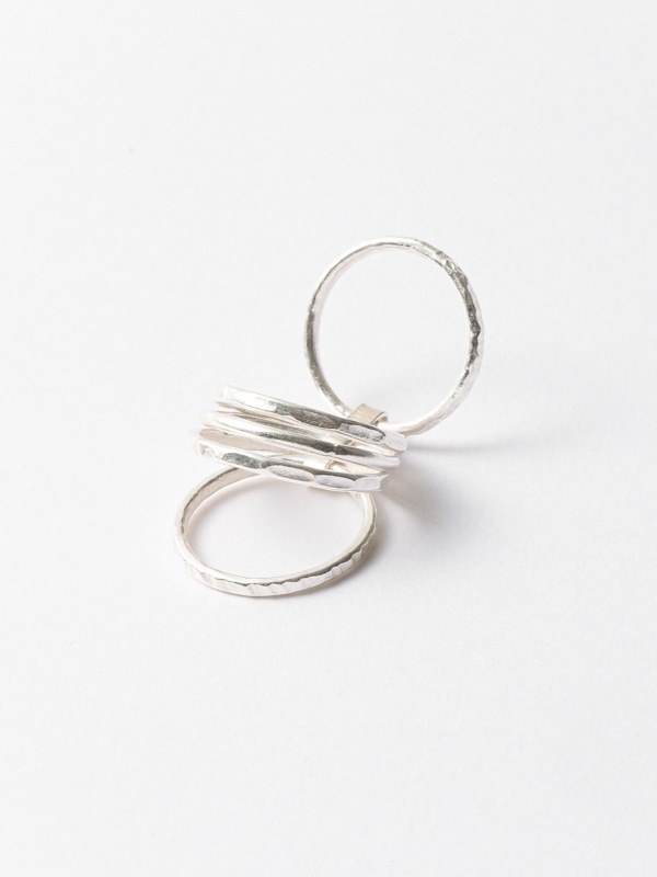 10.5号】カレンシルバーリング （ 5連タイプ） ｜KANKAN ONLINE SHOP