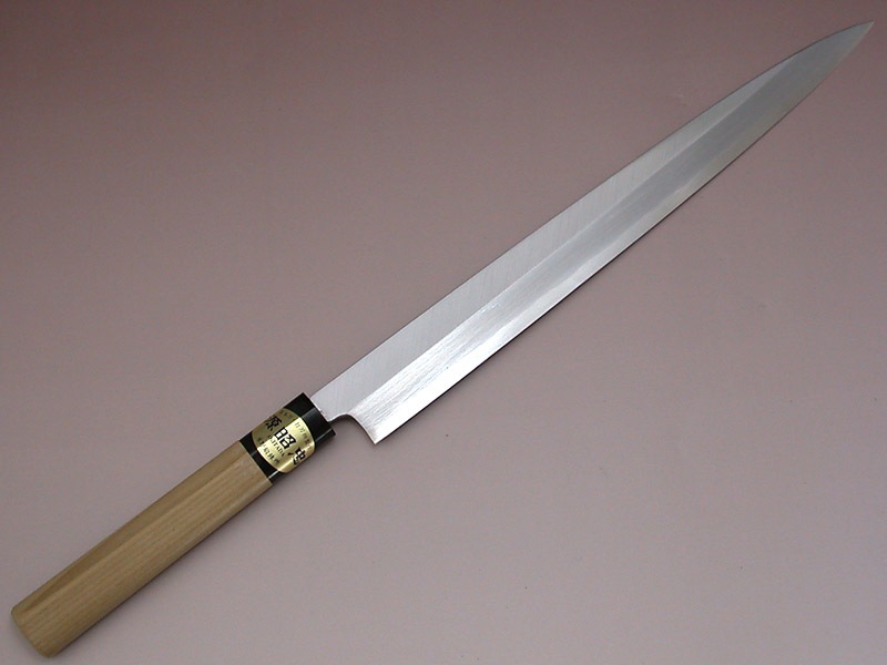 昭和初め、ふぐ引き包丁長さ42センチ。 昭和初め、ふぐ引き包丁長さ