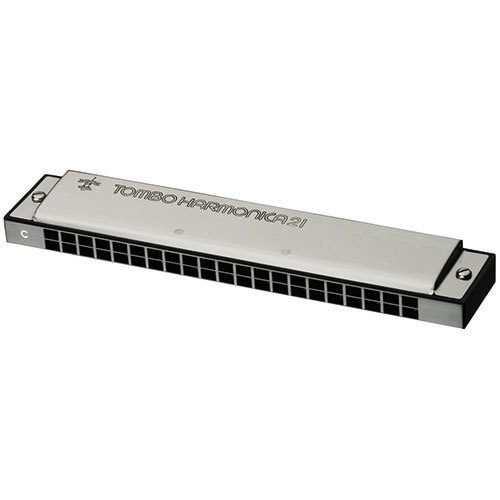 トンボ ハーモニカ 複音21穴 「超特級・イワサキソロ」最高級モデル