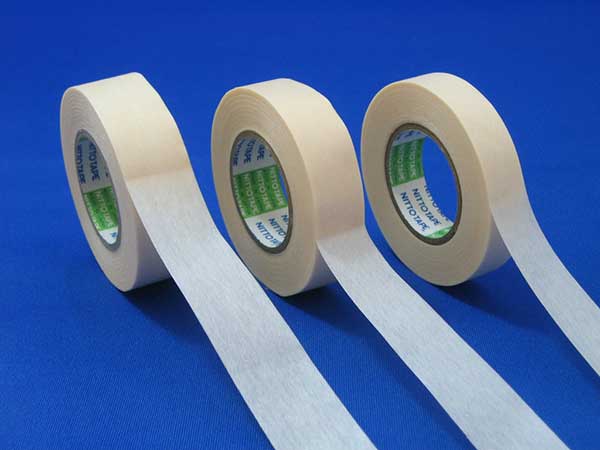 日東電工 720N 白 マスキングテープ 9mmX18m 1箱 120巻入 | 工業用