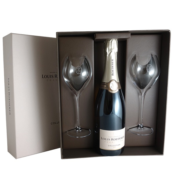 ルイ ロデレール コレクション244 デュオ 2グラスセット[N.V