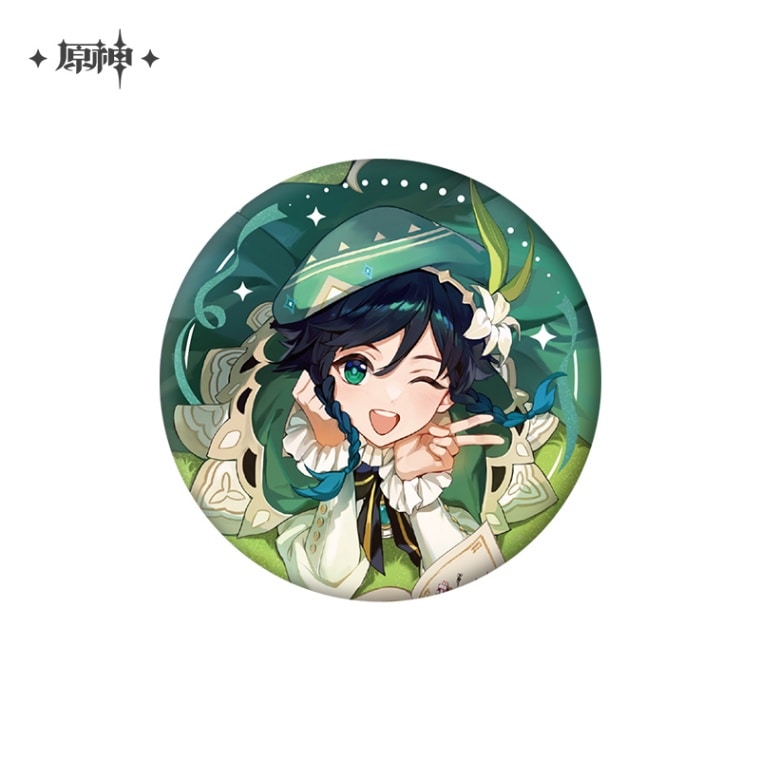 原神 周年記念シリーズ 缶バッジ Genshin 二周年ウェンティ 原神