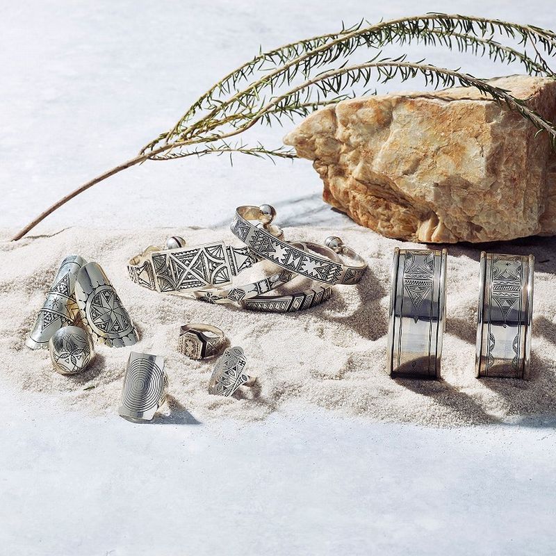 トゥアレグシルバー ブレスレット B23 | 大原真樹セレクト | FATIMA