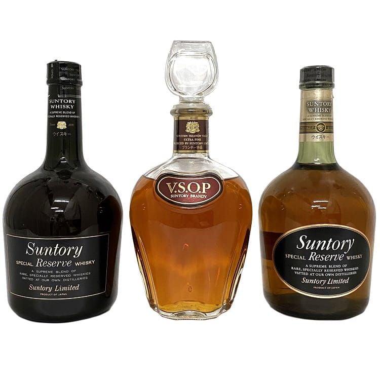 サントリーウイスキー&ブランデー 3点セット 未開封 NIKKA SUNTORY