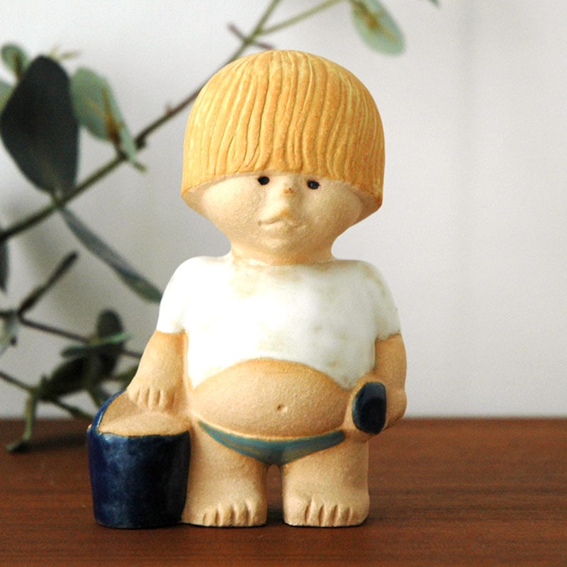 West（西の子ども）/世界の子どもたち/オブジェ・置物/Lisa Larson