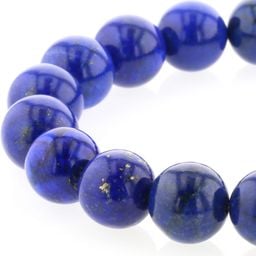 ラピスラズリ ブレスレット（無着色・無処理）最高級【プレミアム