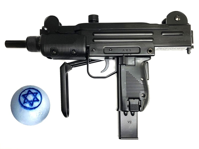 激レア美品！ウエスタンアームズ同等/KWC ミニウージー CO2ガスブロ