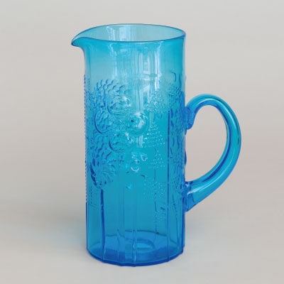ヴィンテージ】29 フローラ／Flora ピッチャー H25.5cm ライトブルー