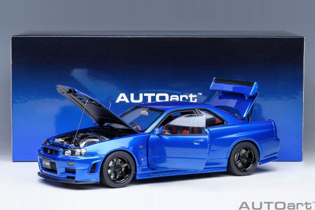 新品 77462 オートアート 1/18 日産 ニスモ R34 GT-R Z-tune