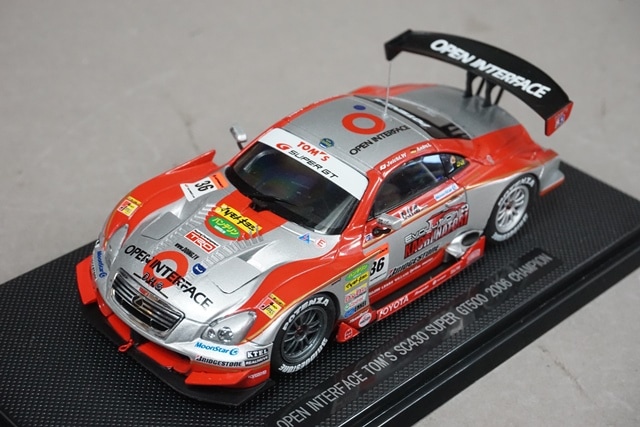 1/43 エブロ 43883 レクサス オープン インターフェイス トムス SC430