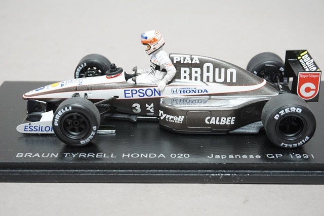 1/43 スパーク SS05 ブラウンティレルホンダ 020 日本GP 鈴鹿