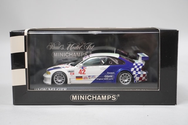 1/43 ミニチャンプス 400012142 BMW M3 GTR ALMS “Petit Le Mans” 2001