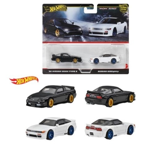 新品 JBK96-9866 ホットウィール プレミアム 2パック '96 日産 180SX