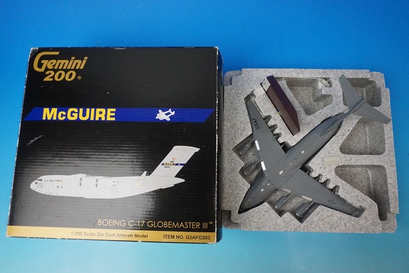 Gemini200】アメリカ空軍C-17輸送機グローブマスターⅢ 1/200