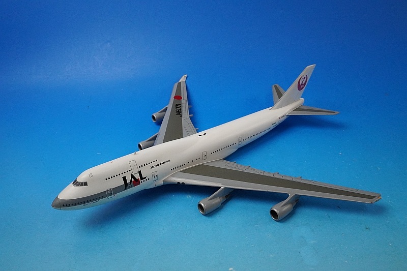 全長約45cm 全幅約44cm B747-400 JAL 旧鶴丸塗装 JA8071 ソリッド