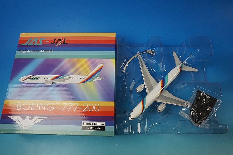 航空機・ヘリコプター JAS B777-200 JA007D Rainbow 航空機