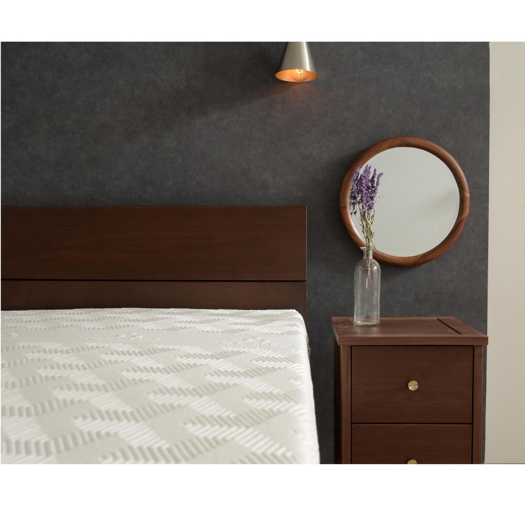 ラウンドミラー SUK(スーク) オークナチュラル・ウォールナット