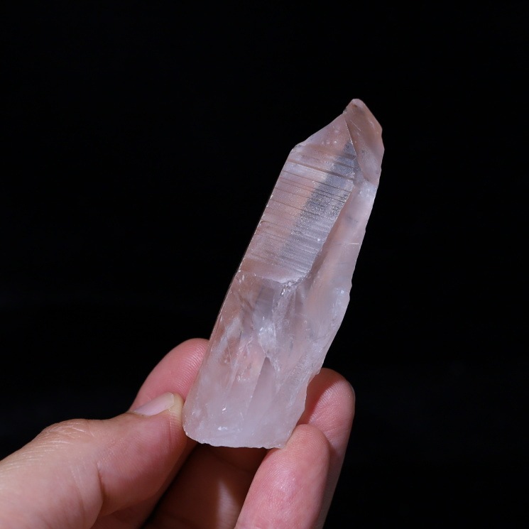 ピンクレムリアンシード水晶ポイント／カブラル産 no6