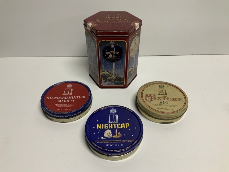 美品】dunhill ダンヒル 葉巻 たばこジャー 陶器 キャニスター 美品