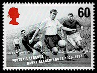 伝説の欧州サッカー選手 切手5種セット イギリス発行 | 切手