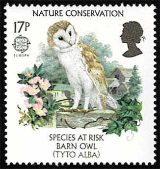 売約3930 外国切手 イギリス 1986年 自然保護 絶滅危惧種初日カバー4種