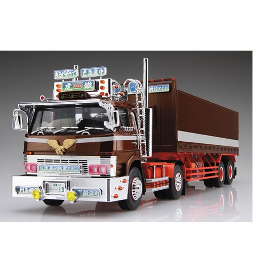 ユニック デコトラプラモデル デコトラプラモデル 回送車ユニック付き