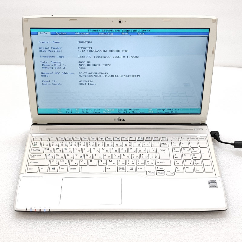 ジャンク品 富士通 LIFEBOOK AH42/M FMVA42MW ジャンクPC ジャンク