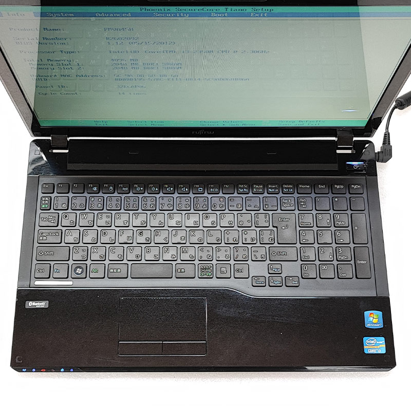 ジャンク品 富士通 LIFEBOOK AH45/H ジャンクPC ジャンクパソコン 保証