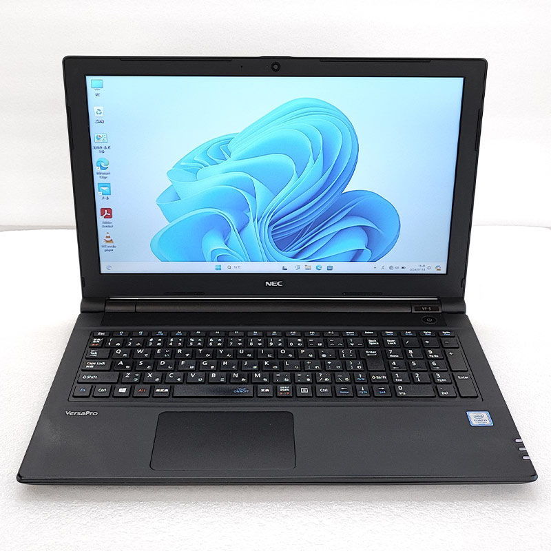 薄型 大画面 中古パソコン NEC VersaPro VRL23/F-5 Windows11 Pro Core