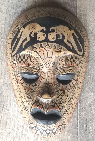 インドネシア バリ島のお面 1970年入手