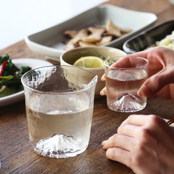 田島硝子 富士山 冷酒セット | メーカー別,た行,田島硝子 | がらんどう