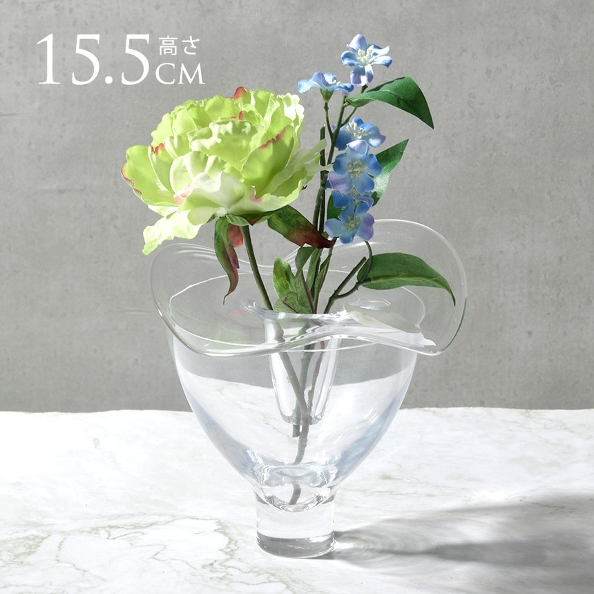 Sghr スガハラ フラワーベース 花瓶 花瓶のふた volubilis あさがお