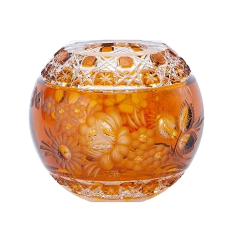 ⭐️超お得⭐️七色の虹☆ボヘミア クリスタルガラス 豪華な花瓶