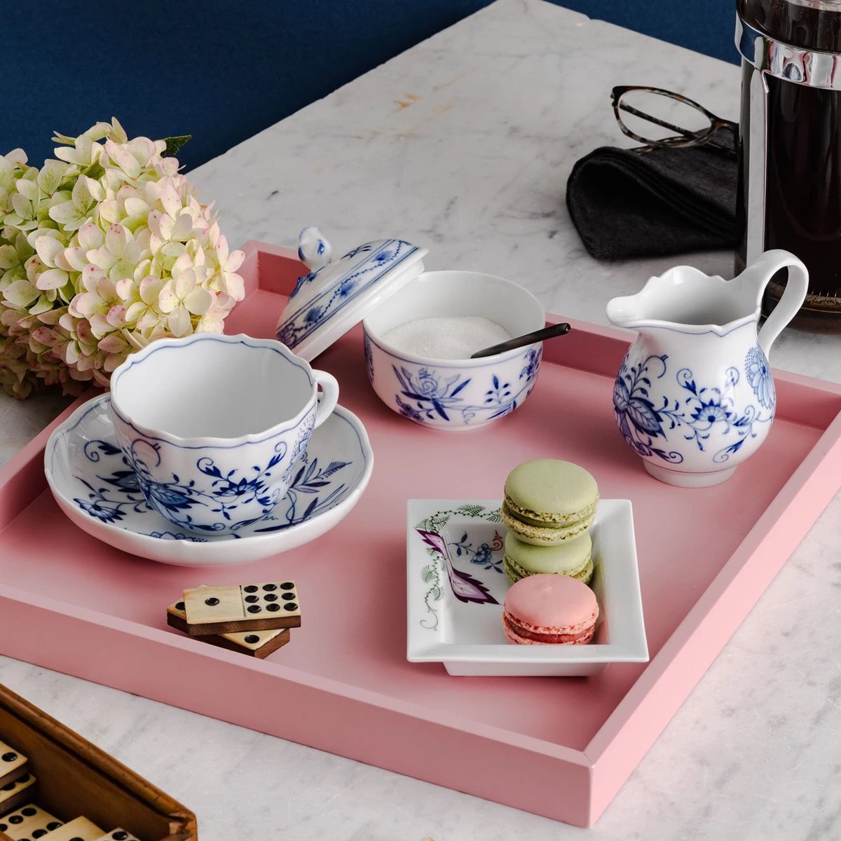 マイセン ブルーオニオン ティー/コーヒー兼用カップ＆ソーサー 800101