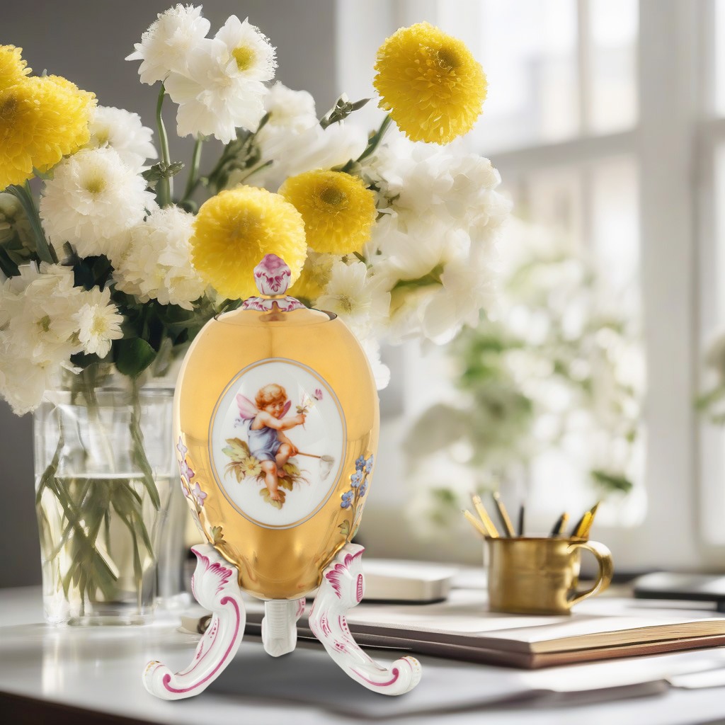 マイセン 卵型ボックス「天使の戯れ」 52774/27A037 | すべての商品