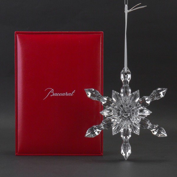 バカラ クリスマスオーナメント 雪の結晶 Baccarat（バカラ