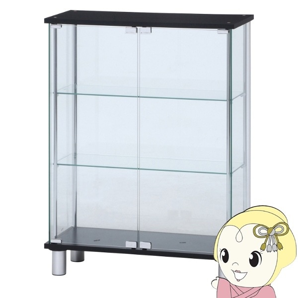 ガラスディスプレイケース 3段 ワイド 幅70cm 奥行28cm 高さ93.5cm