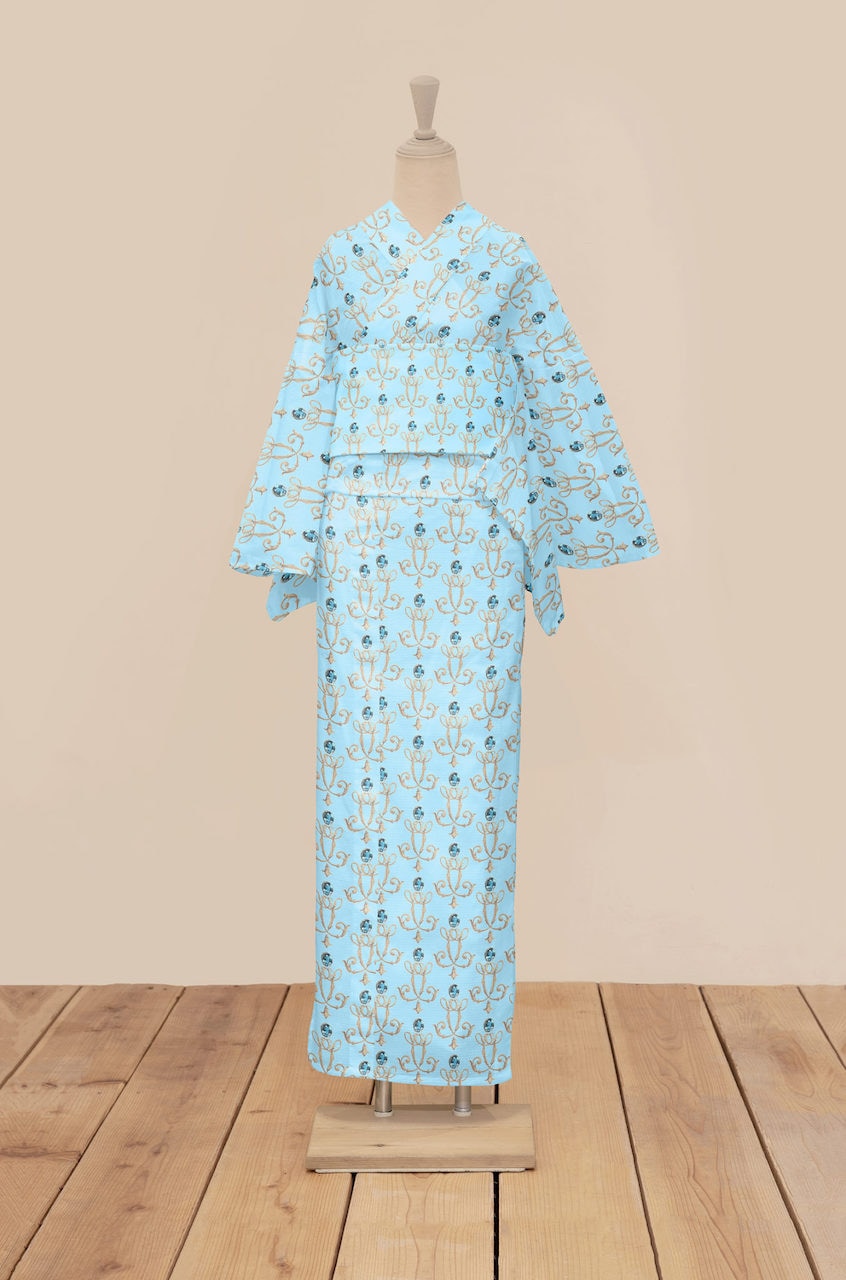 セオα夏着物・浴衣（アクアマリン） SAK-SK210403 | さく研究所