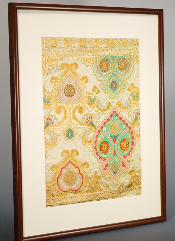 上代80万円】西陣織アート 額