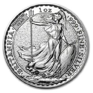 ブリタニア銀貨1オンス999純銀 ブリタニア銀貨1オンス 純銀999