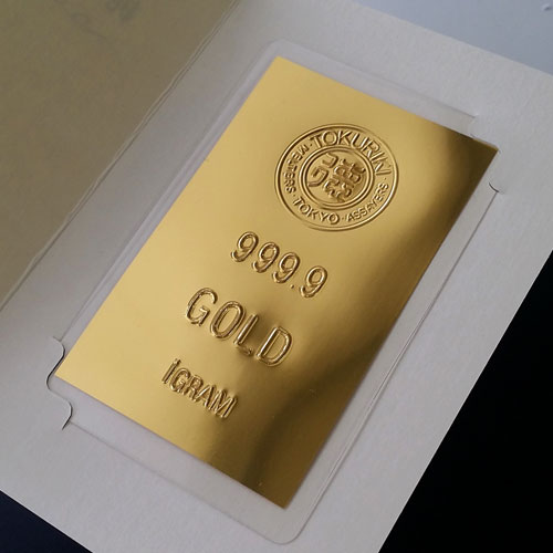 黄金発見 未開封3個 本物の金一粒 1g金(カード) セット 黄金発見 未