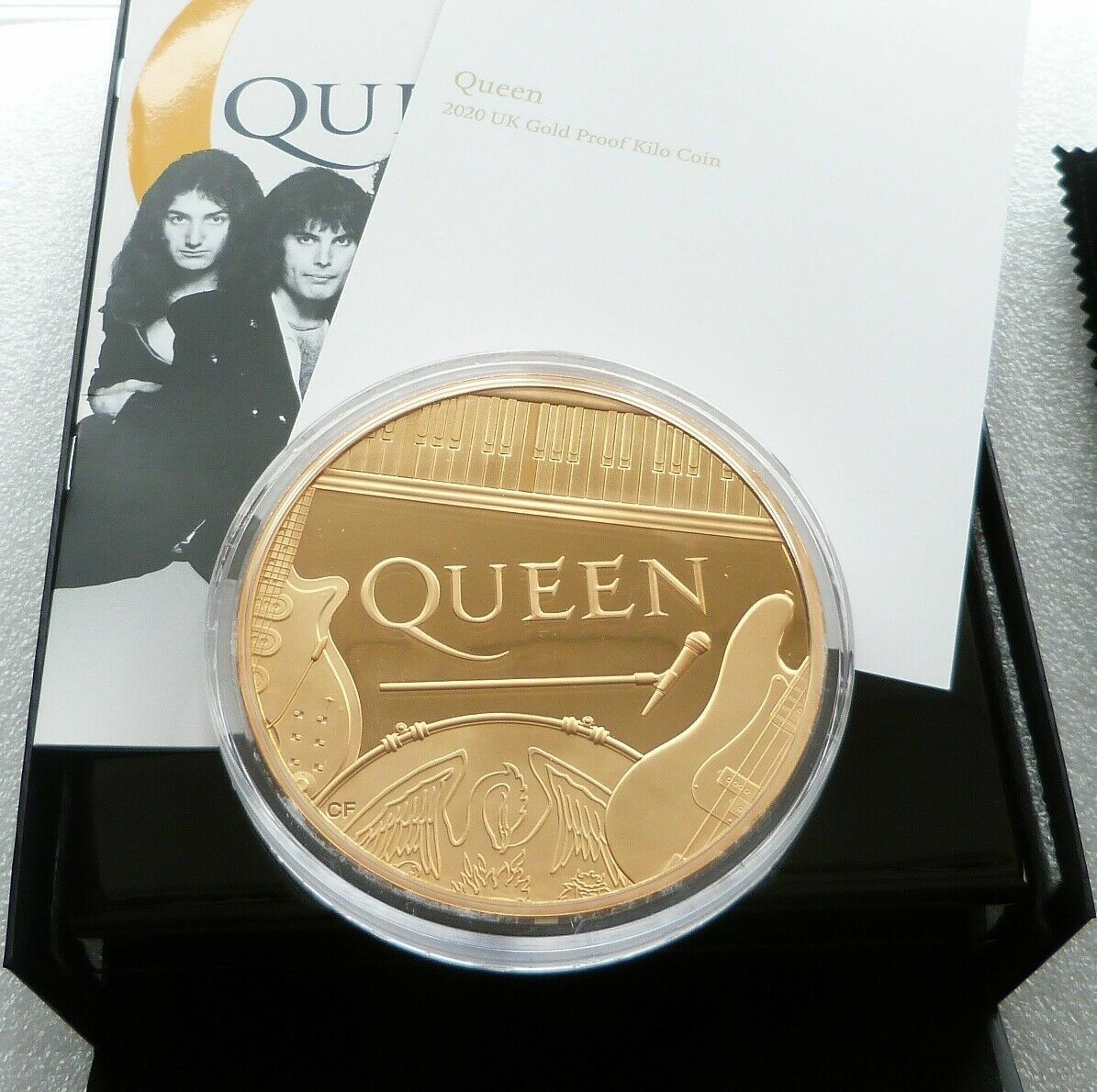 クイーン QUEEN ブライアンメイ 6ペンス コイン 500個限定品 ゴールド