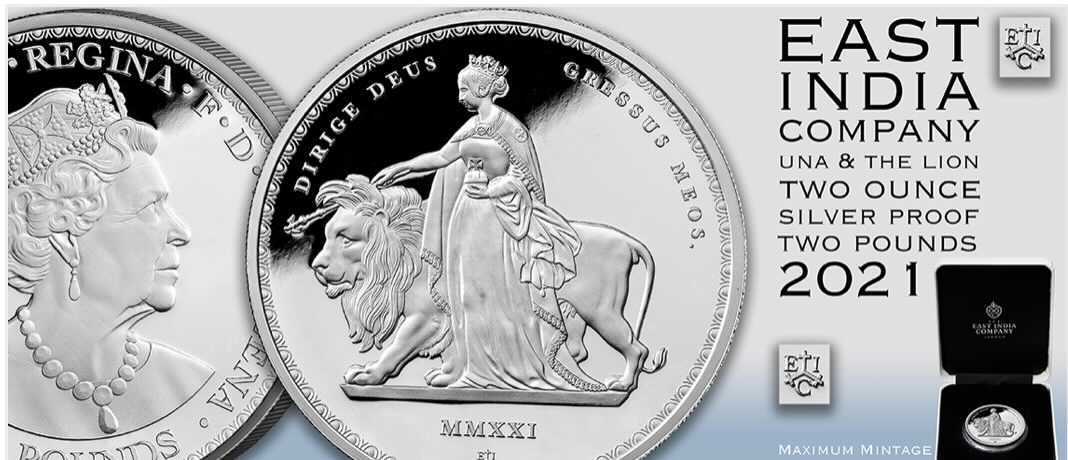 2021年 セントヘレナ ウナとライオン ゴールドブラックエンパイア 1