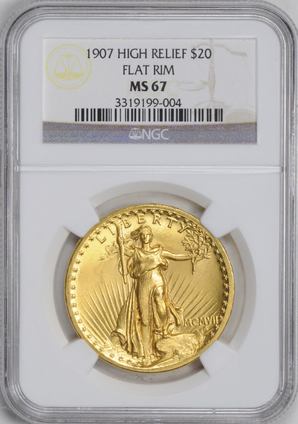 アンティークコイン アメリカ20ドル金貨セントゴーデンズ ハイリリーフ