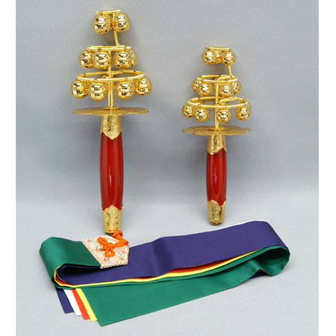 特選神楽鈴(大) 磨き品神楽鈴・神楽・巫女舞・和楽器・神社・神事