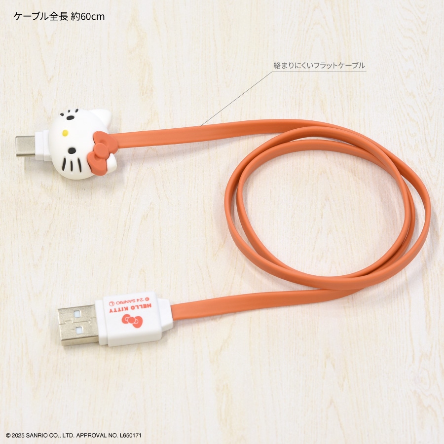 サンリオキャラクターズ USB Type-C 対応 マスコットケーブル | さ行