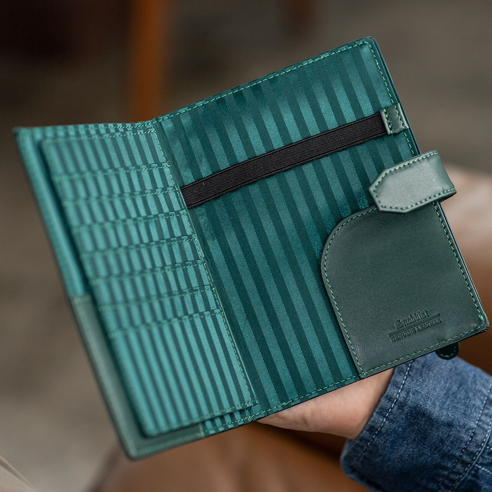 名入れ無料]一目瞭然通院ウォレットBIZ お薬手帳 ケース 診察券 革